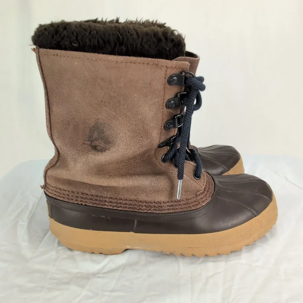 Eddie‎ Bauer Women's Duck Lace-Up Winter Boots Size 8